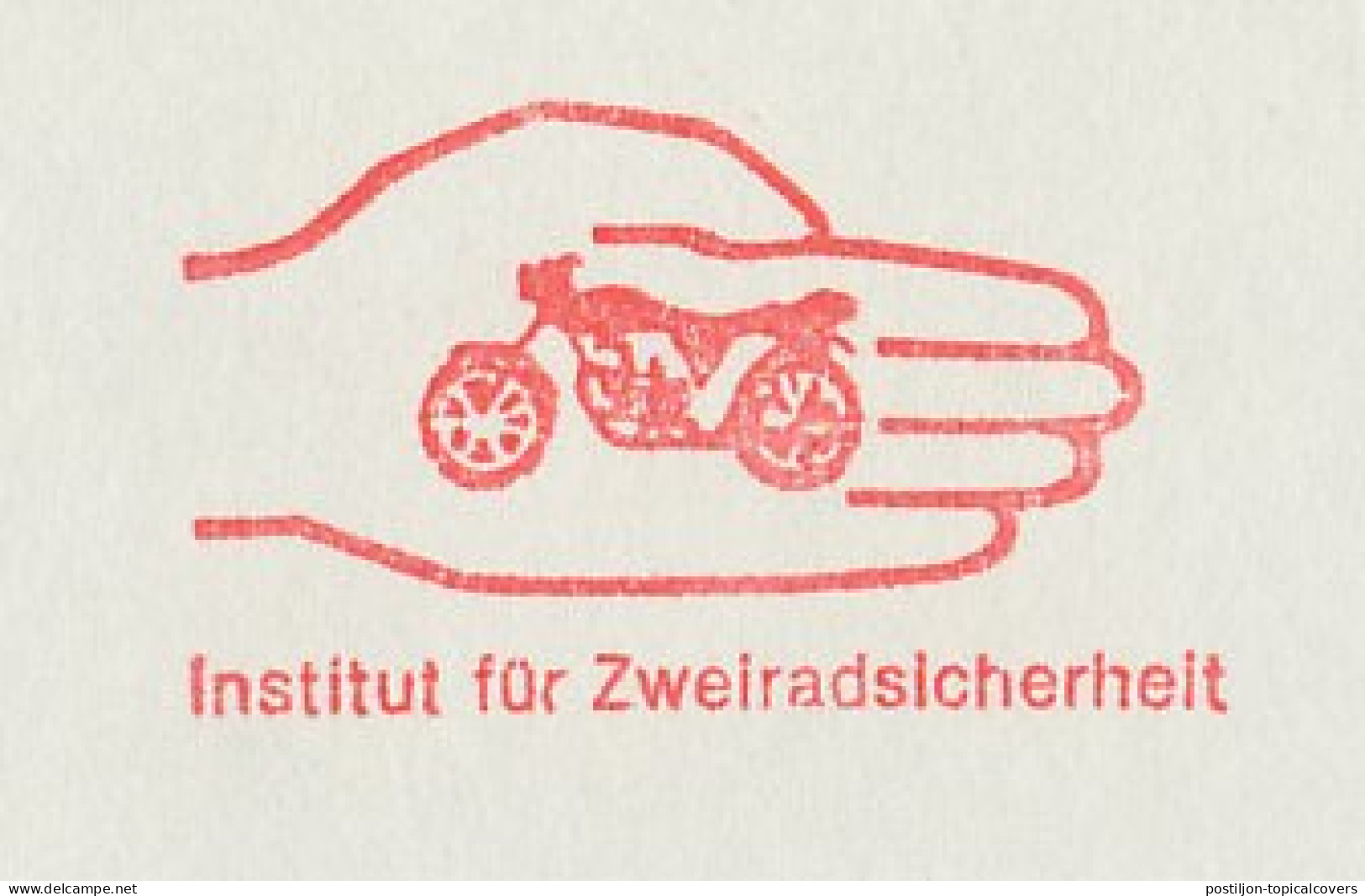 Meter Top Cut Germany 1989 Institute For Two-Wheel Safety - Motor Cycle - Motorräder