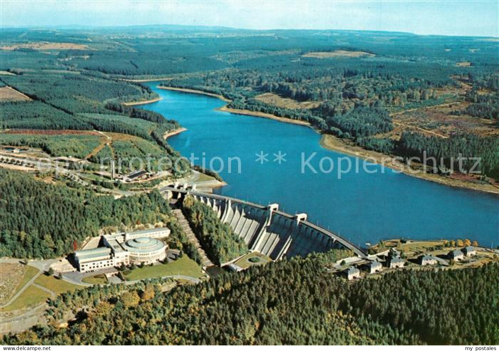 73337338 Eupen Fliegeraufnahme Barrage De La Vesdre Wesertalsperre Eupen - Eupen