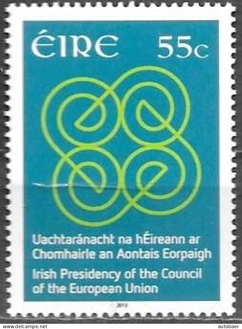 Irland Eire Ireland 2013 Presidency Council European Union Michel No 2036 ** MNH Postfrisch Neuf - Unused Stamps