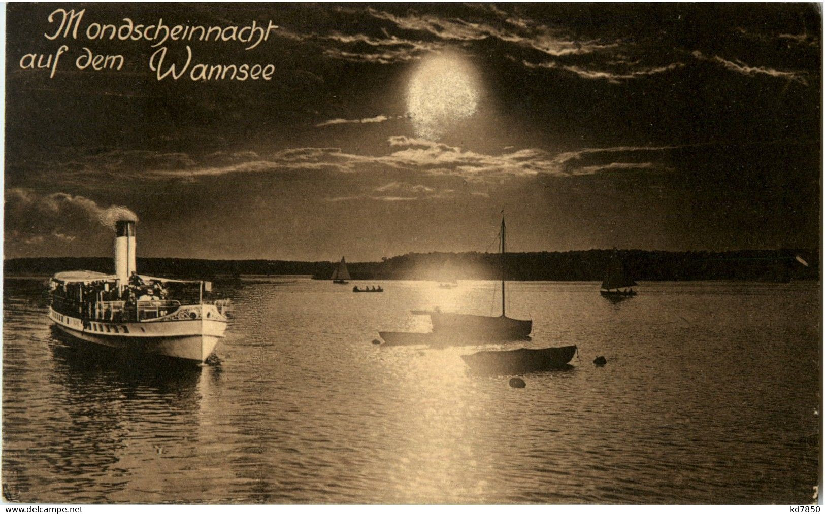 Mondscheinnacht Auf Dem Wannsee - Wannsee