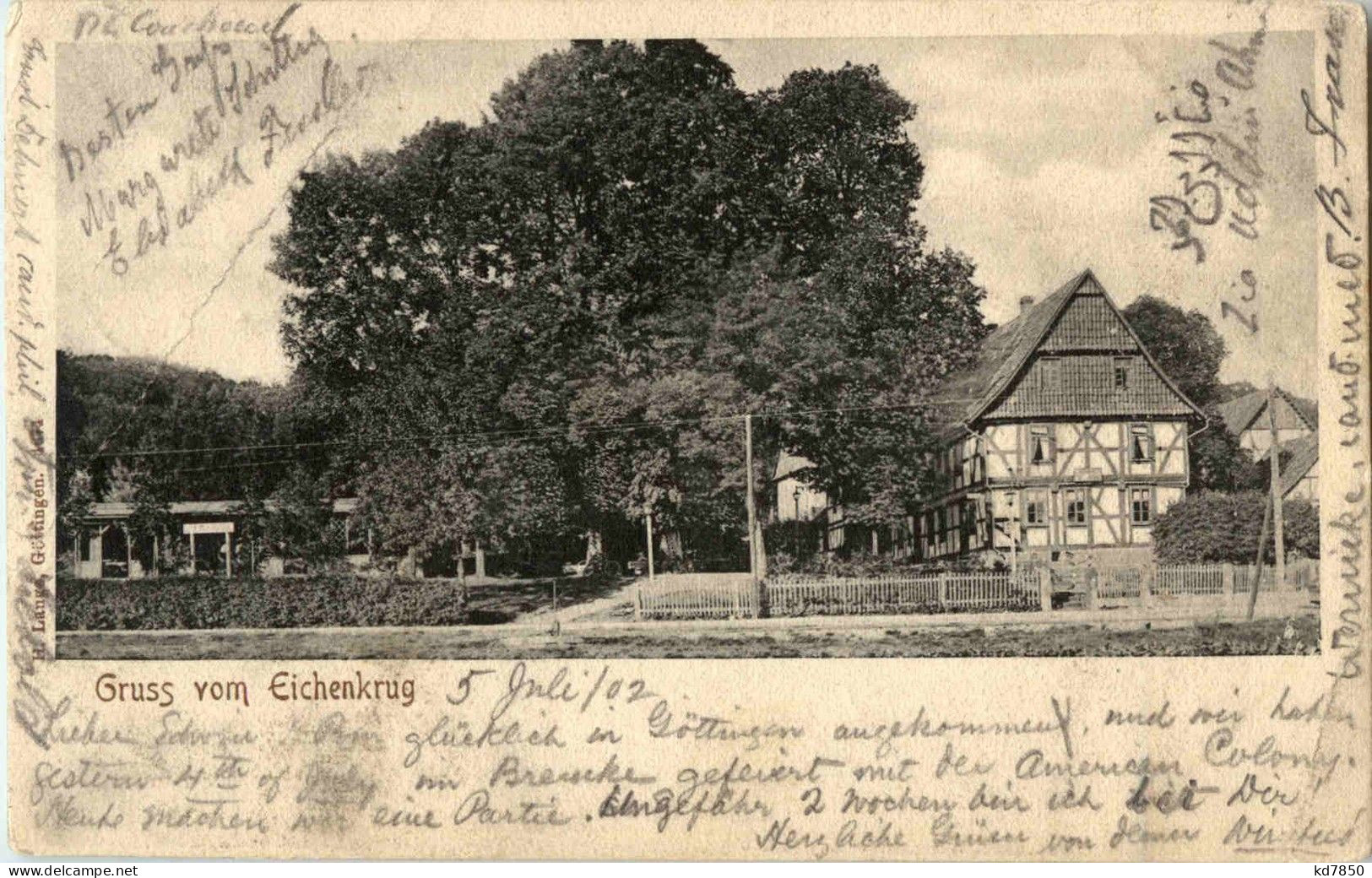 Gruss Vom Eichenkrug - Detmold