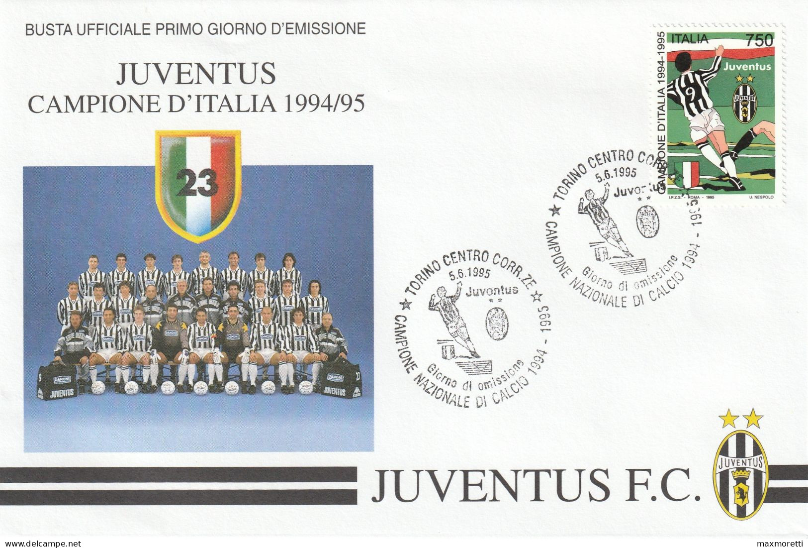 Juve Campione 1994 1995 - Variétés Et Curiosités