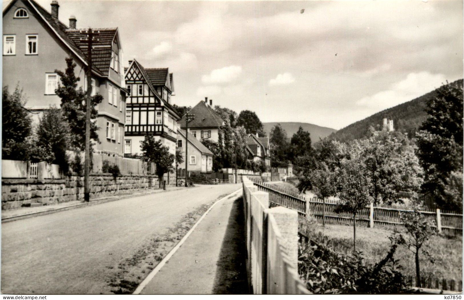 Steinbach-Hallenberg/Thür. - Arzbergstrasse Mit Hallenburg - Steinbach-Hallenberg