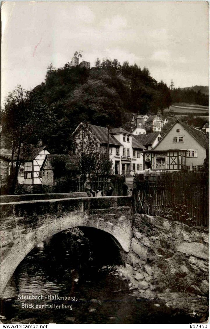 Steinbach-Hallenberg/Thür. - Blick Zur Hallenburg - Steinbach-Hallenberg