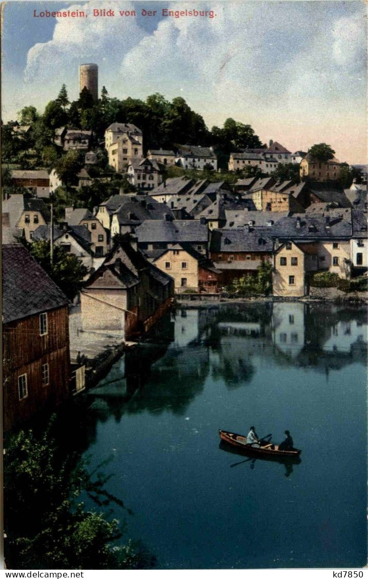 Lobenstein/Thür. - Blick Von Der Engelsburg - Lobenstein