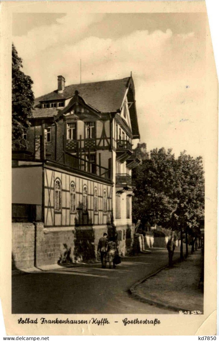 Kyffhäuser - Solbad Frankenhausen - Göthestrasse - Kyffhaeuser