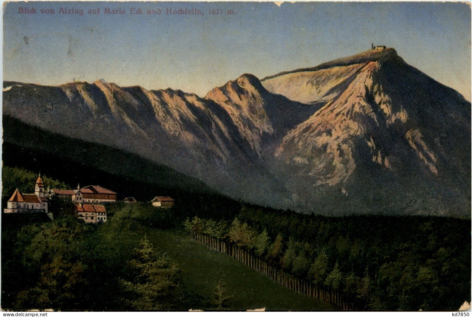 Blick Von Alzing Auf Maria Eck - Traunstein