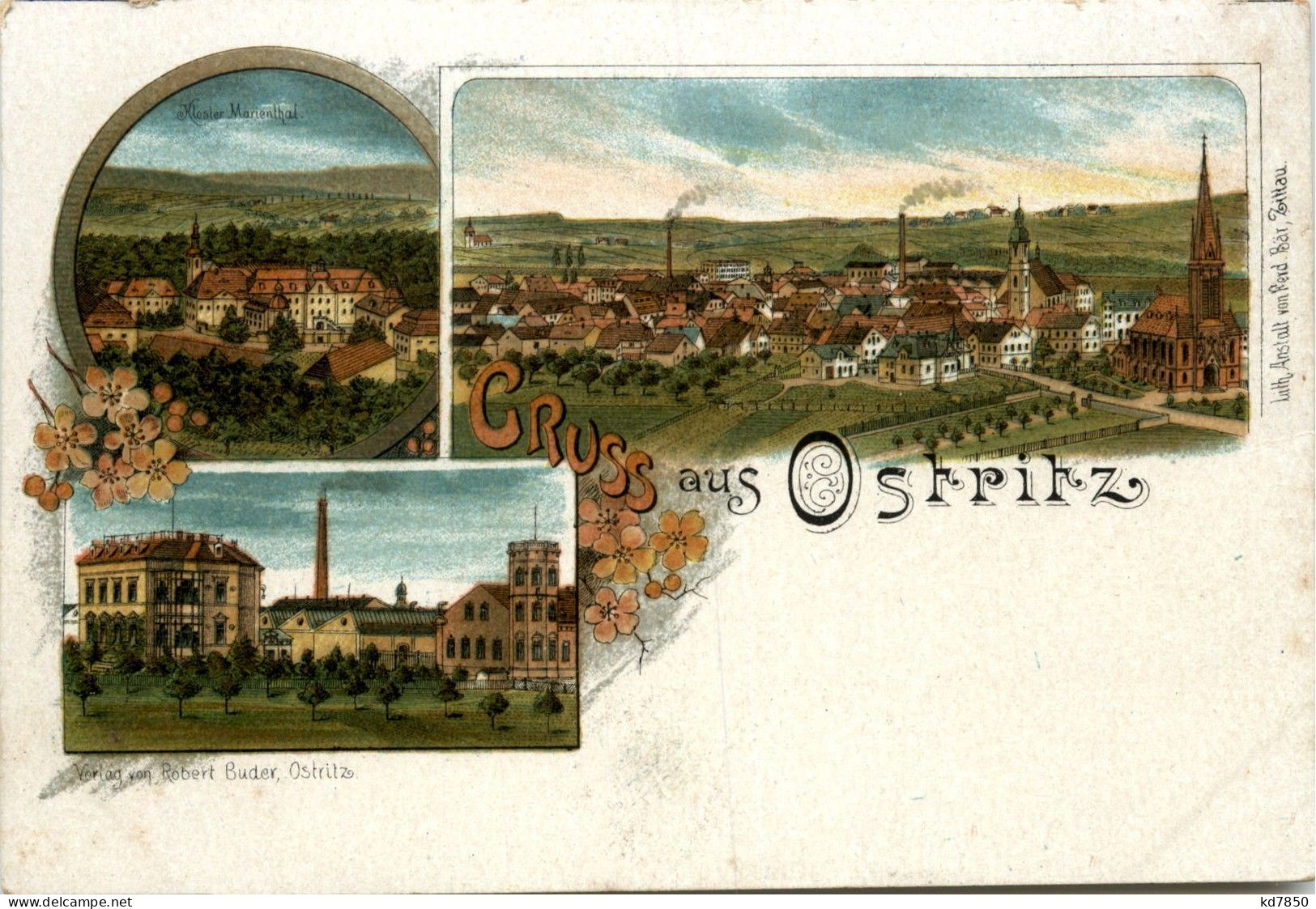 Gruss Aus Ostritz - Litho - Ostritz (Oberlausitz)