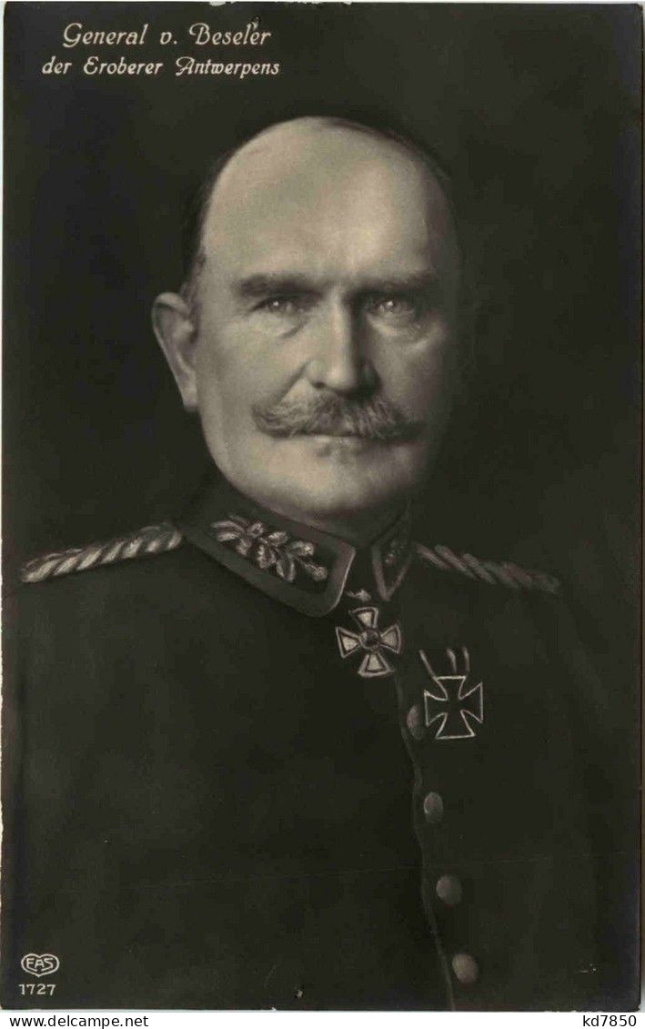 General Von Beseler - Politische Und Militärische Männer