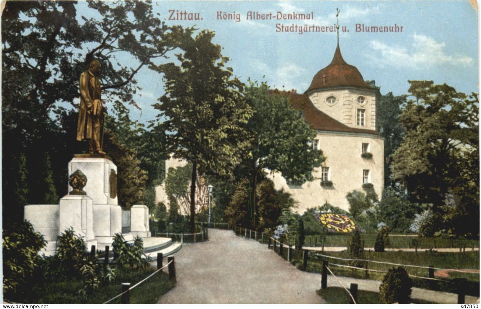 Zittau In Sachsen - König Albert Denkmal - Zittau