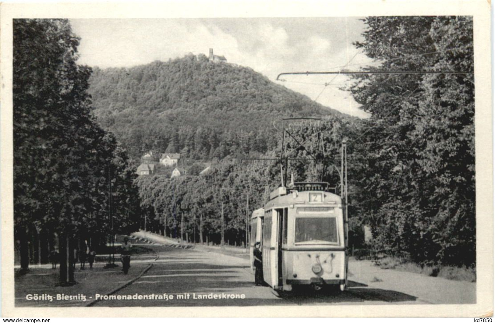 Görlitz-Blesnitz - Promenadenstraße Mit Strassenbahn - Goerlitz