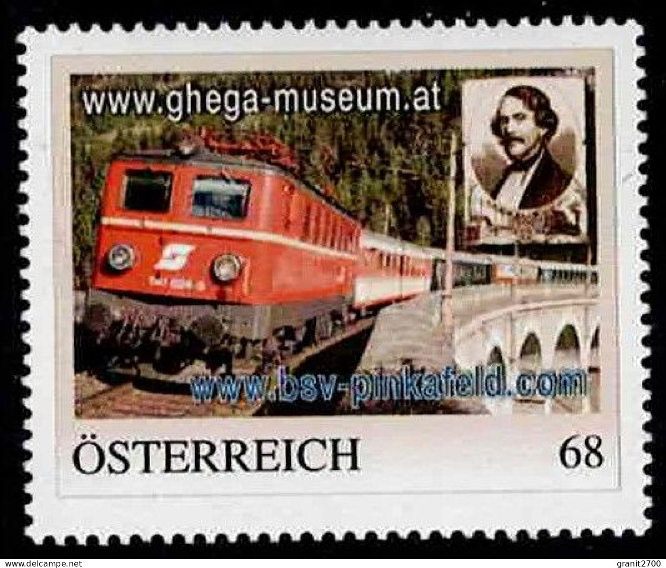 PM Pinkafeld - Ghega - Museum At  Ex Bogen Nr. 8115220 Postfrisch - Personalisierte Briefmarken