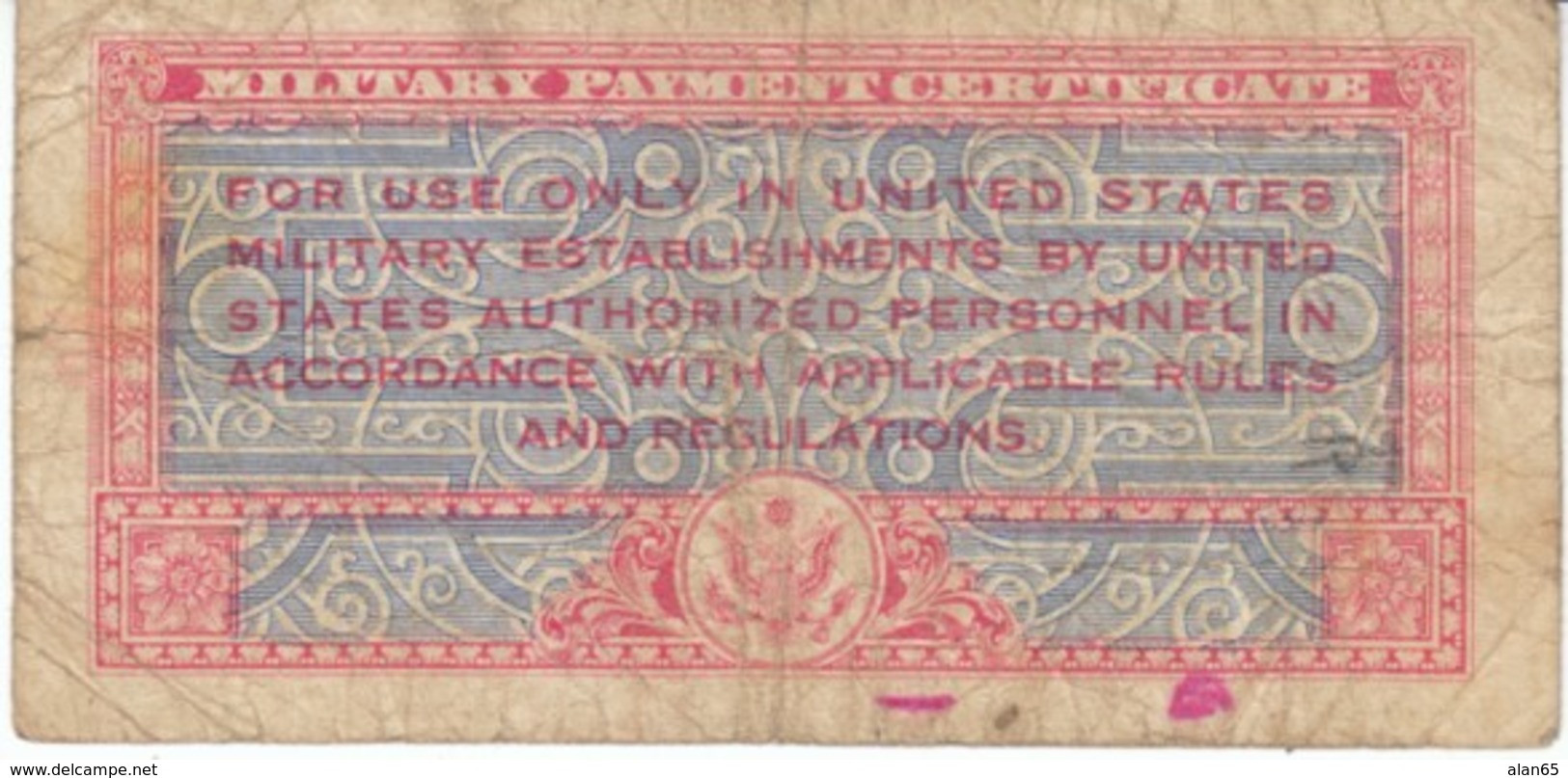 #M8 5-cent Military Payment Certificate MPC Series 471, 1947-1948 Money Currency - 1947-1948 - Reeksen 471