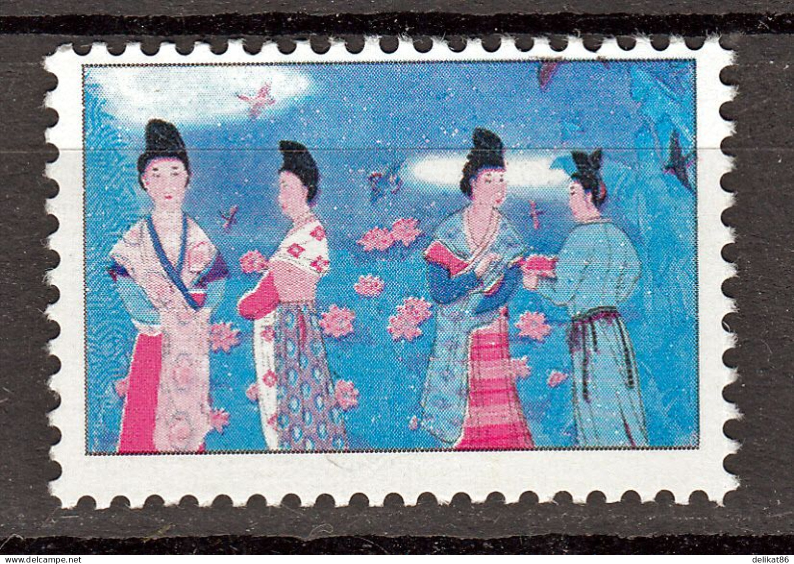 Probedruck Test Stamp Specimen China 1997  "Tang Dynasty Painting" - Proofs & Reprints