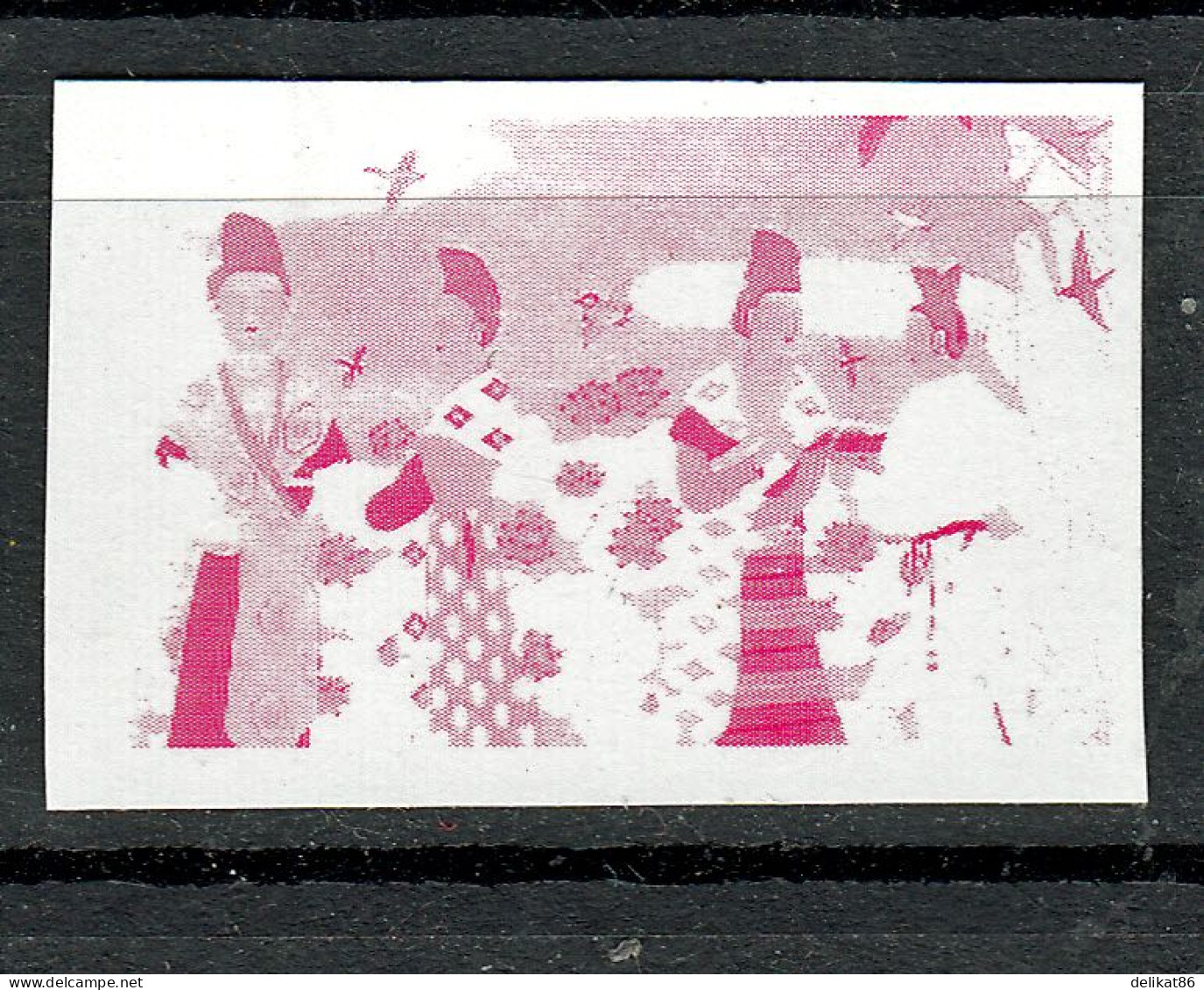 Probedruck Test Stamp Specimen China 1997  "Tang Dynasty Painting" - Essais & Réimpressions