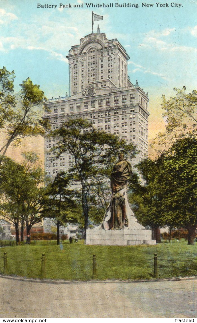 New York City - Battery Park And Whitehall Building - Parks & Gardens