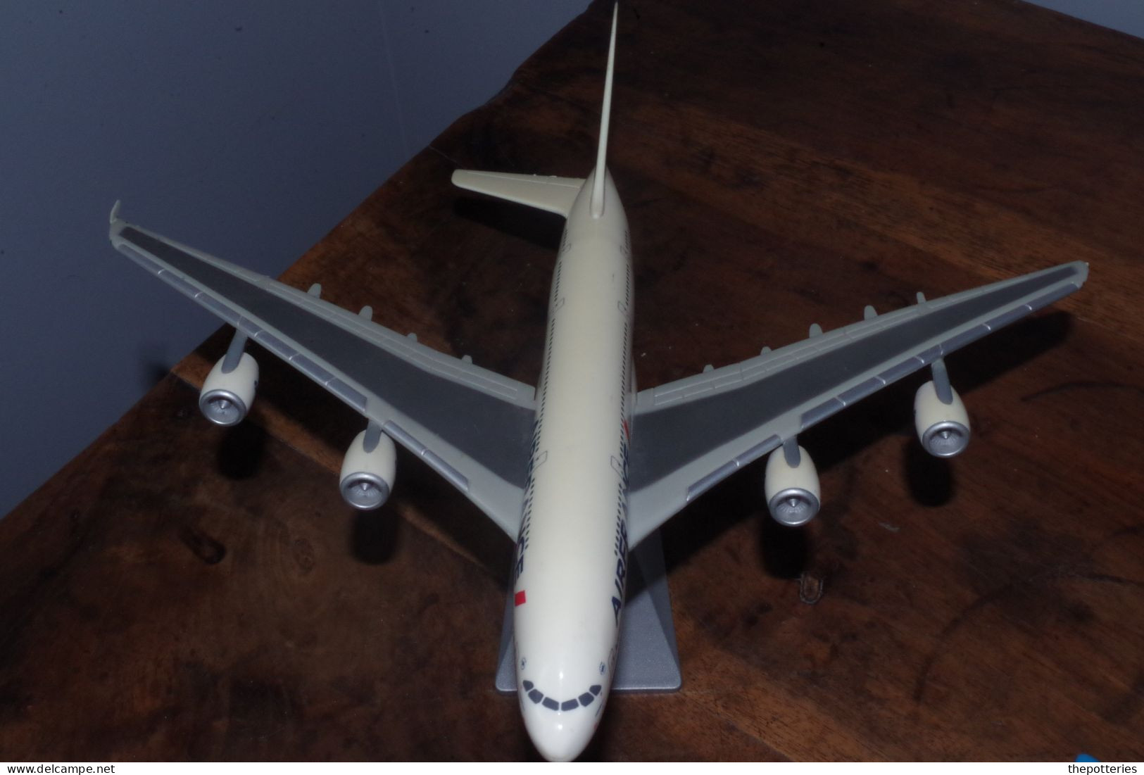 C/1/200 Maquette F-HPJA Avion En Plastique Lesté Plane Airbus A380 Socatec Aircraft Air France 28 Cm De Long Pour Pièce - Airplanes & Helicopters