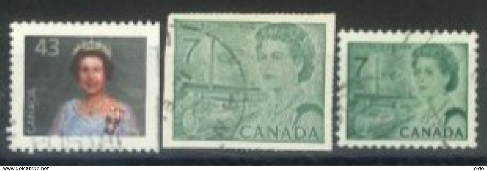 CANADA - 1967/85, QUEEN ELIZABETH II, STAMPS SET OF 3, USED. - Used Stamps