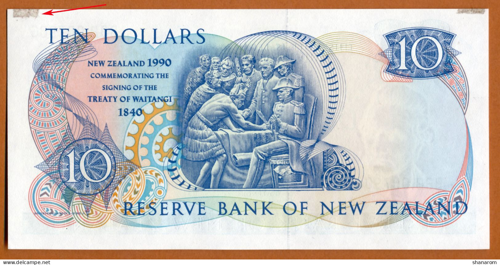 1990 // NEW ZEALAND // RESERVE BANK // Ten Dollars - New Zealand