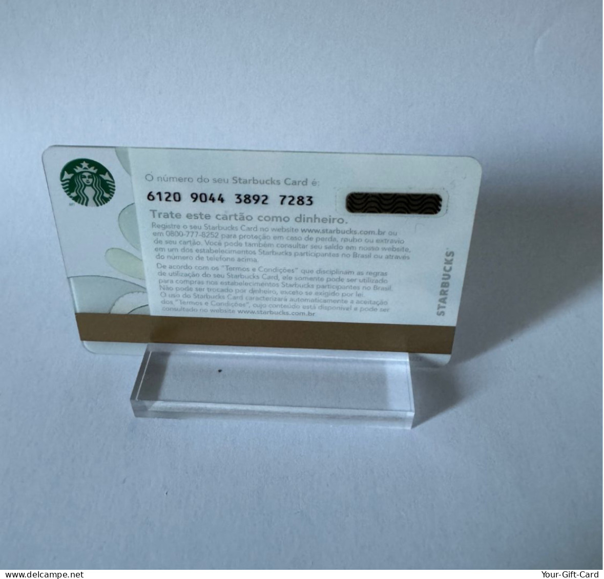 Starbucks Card Brazil - 2015 - 6120 - How To Make Coffee - Cartes Cadeaux