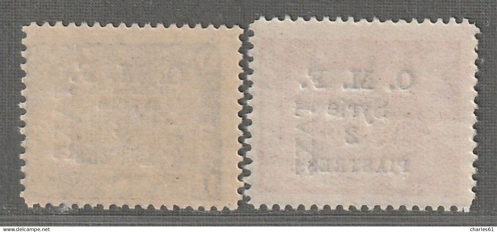 SYRIE - TAXE N°15+16 ** (1921) - Timbres-taxe