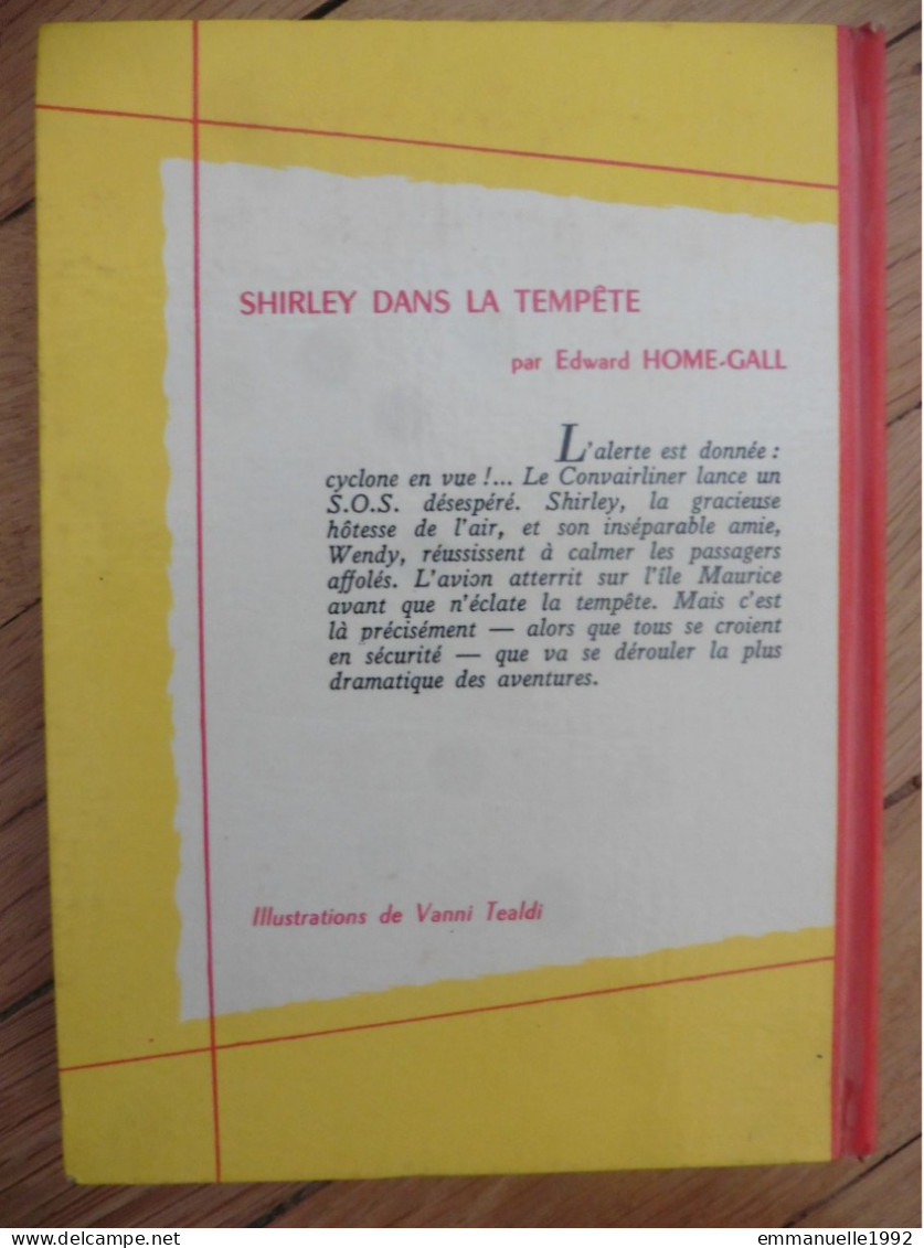 Livre Shirley Dans La Tempête 1968 Par Edward Home-Gall Collection Spirale Eds G.P. Série Shirley - Collection Spirale