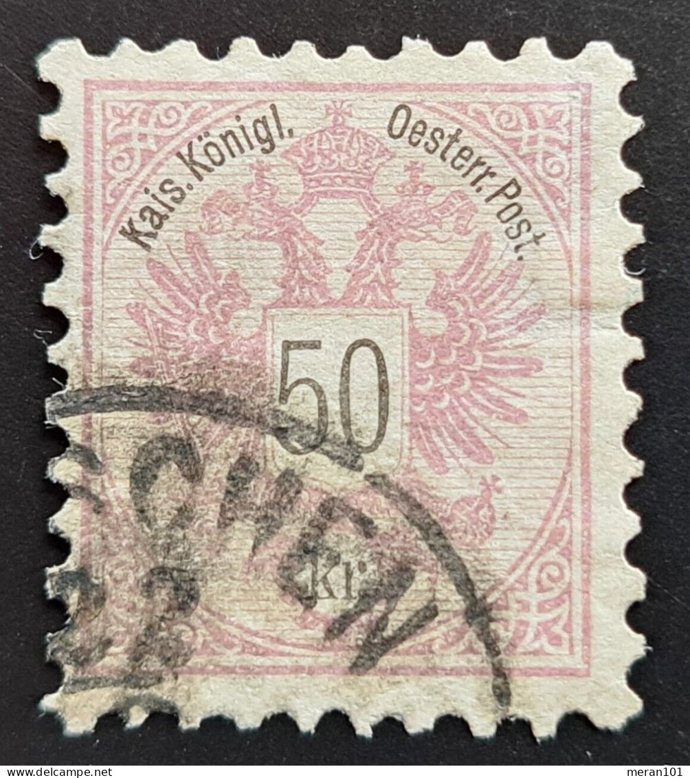 Österreich 1883, Mi 44-49 Gestempelt (5 Kr. Perfin) - Used Stamps