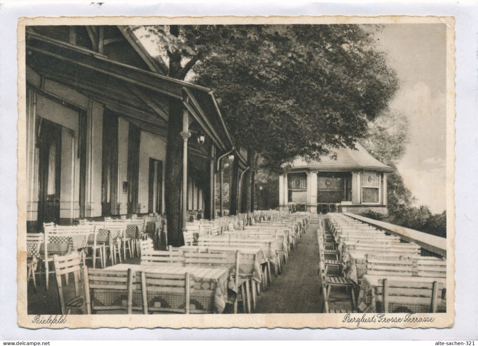 AK 1932 Sparrenburg-Berglust Musikpavillon Bielefeld - Bielefeld