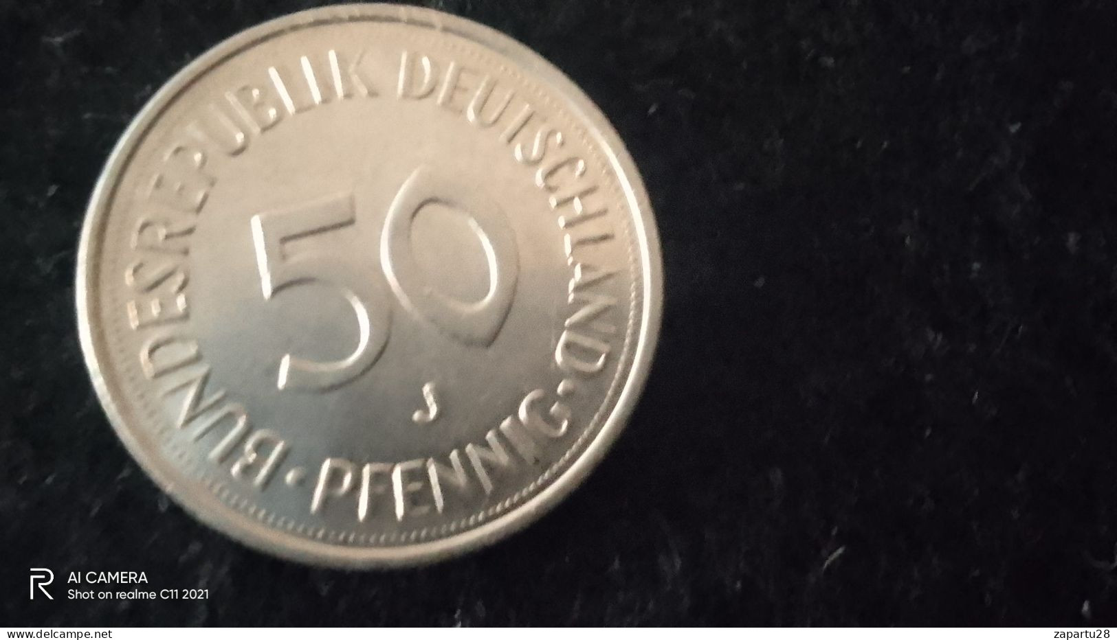 ALMANYA-EURO -   50     J   PFENİG      XF- - 1 Pfennig