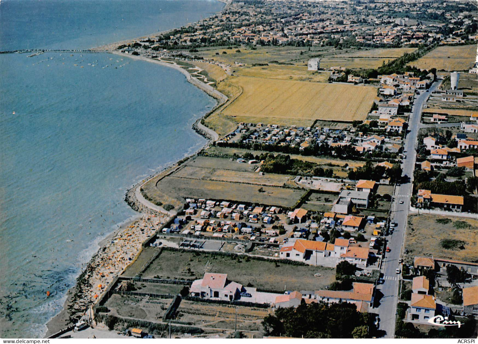 17  Châtelaillon-Plage LES BOUCHOLEURS Vue Générale Aérienne  (Scans R/V) N° 65 \ML4065 - Châtelaillon-Plage