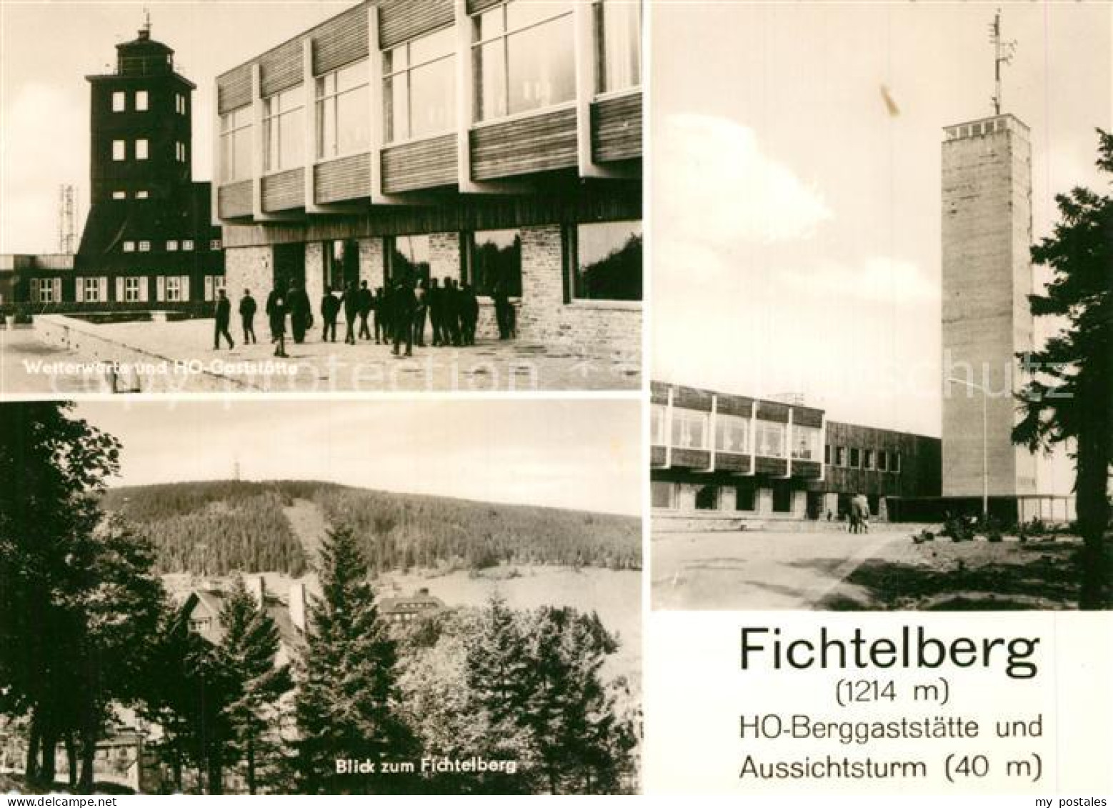 73335641 Oberwiesenthal Erzgebirge Fichtelberg HO Berggaststaette Aussichtsturm  - Oberwiesenthal