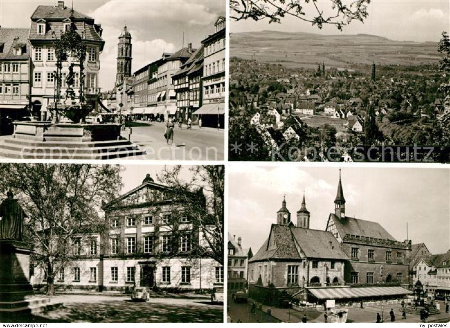 73335552 Goettingen Niedersachsen Gaenselieselbrunnen Panorama Hainberg Aula Uni - Göttingen