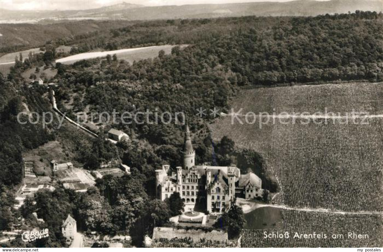 73335266 Bad Hoenningen Schloss Arenfels Fliegeraufnahme Bad Hoenningen - Bad Hoenningen