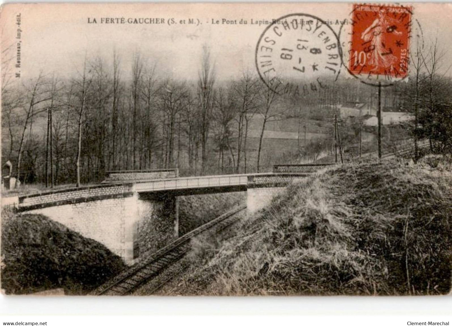 LA FERTE GAUCHER: Le Pont Du Lapin-rusé - Très Bon état - La Ferte Gaucher