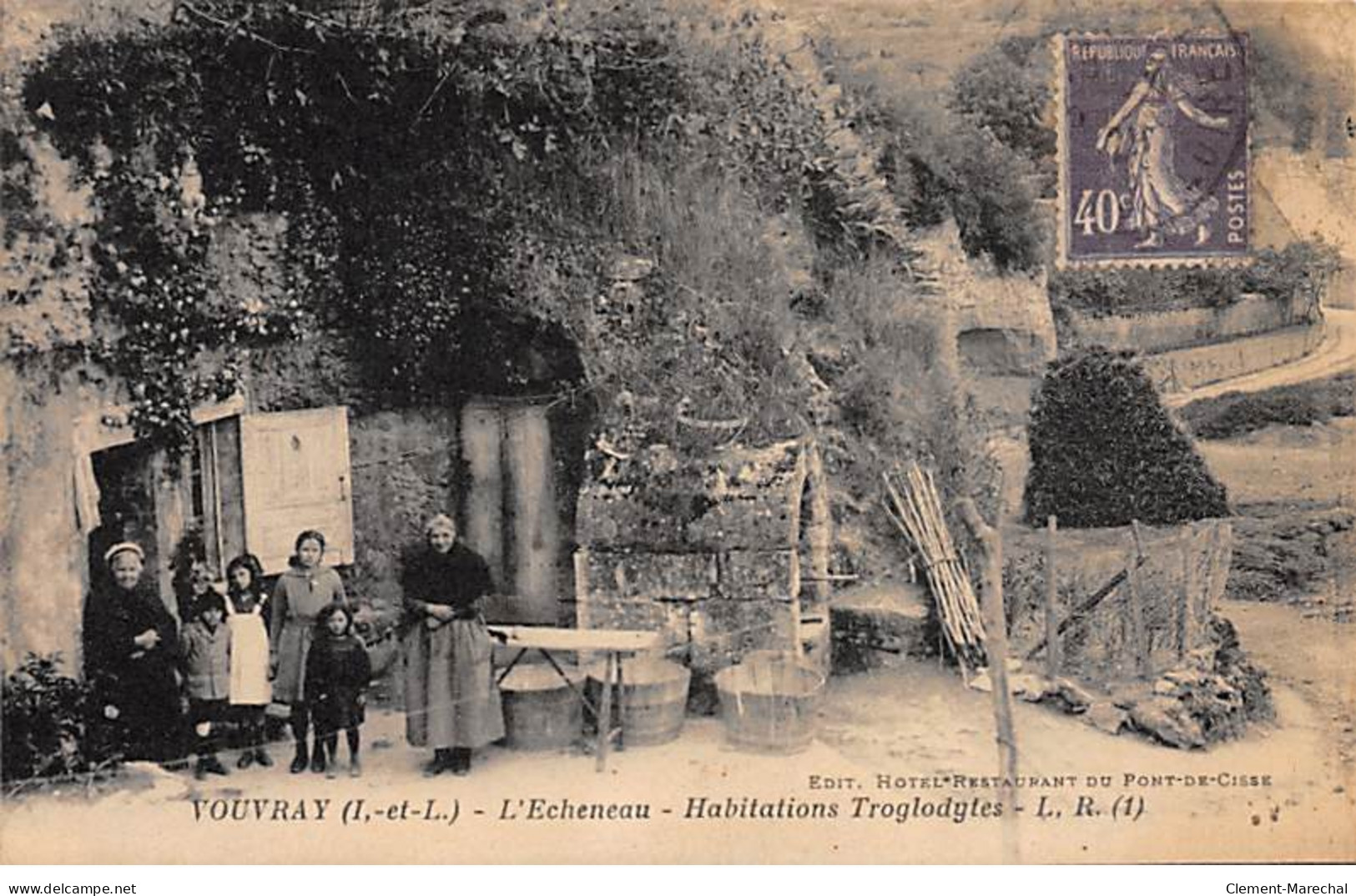 VOUVRAY - L'Echeneau - Habitations Troglodytes - Très Bon état - Vouvray