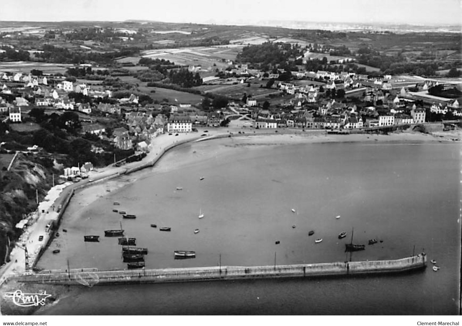 MORGAT - Vue Aérienne - Le Port Et La Jetée - Très Bon état - Morgat