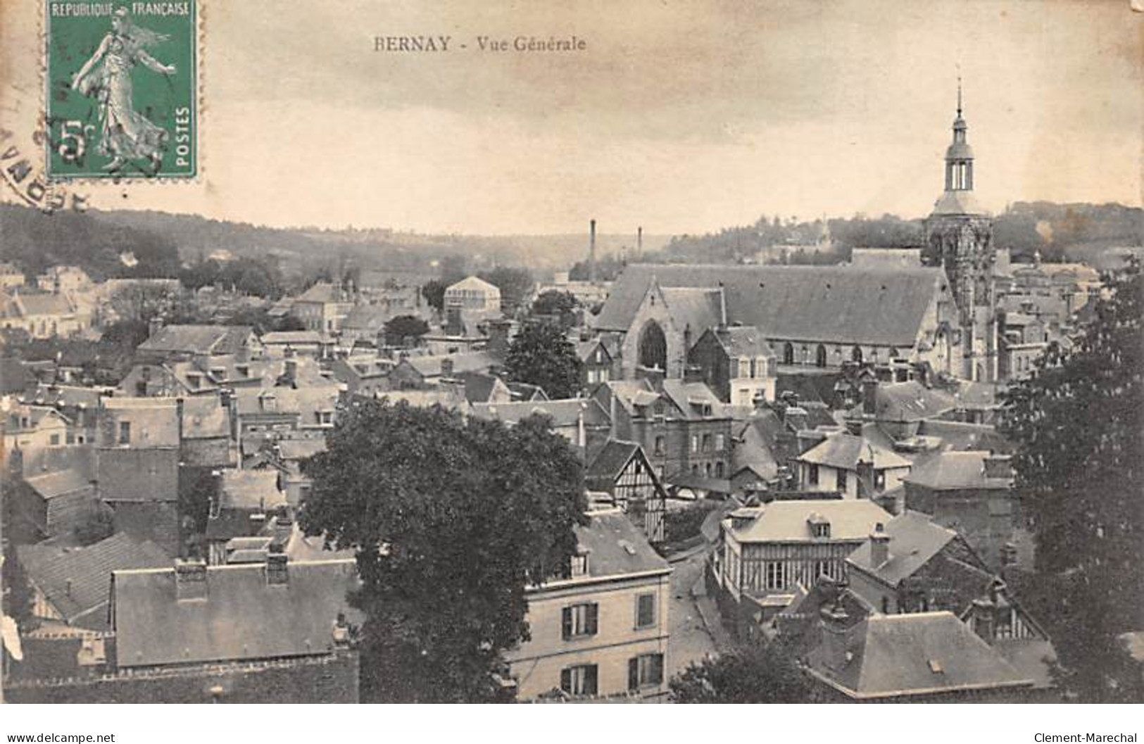 BERNAY - Vue Générale - Très Bon état - Bernay