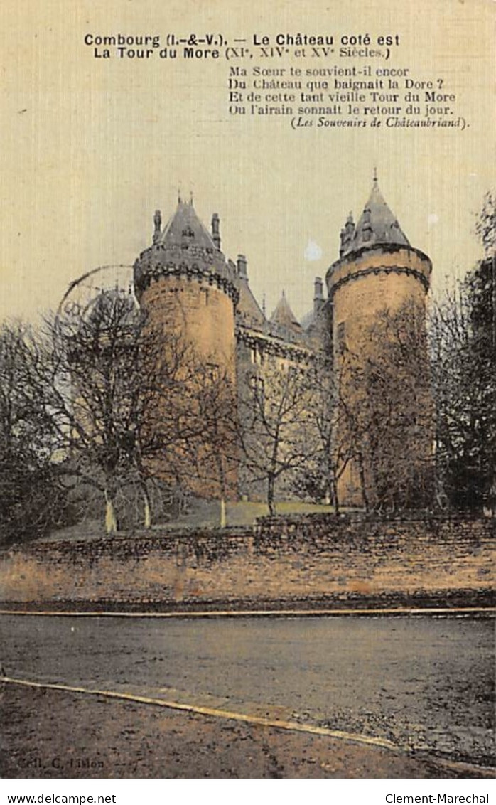 COMBOURG - Le Château Côté Est - La Tour Du More - Très Bon état - Combourg