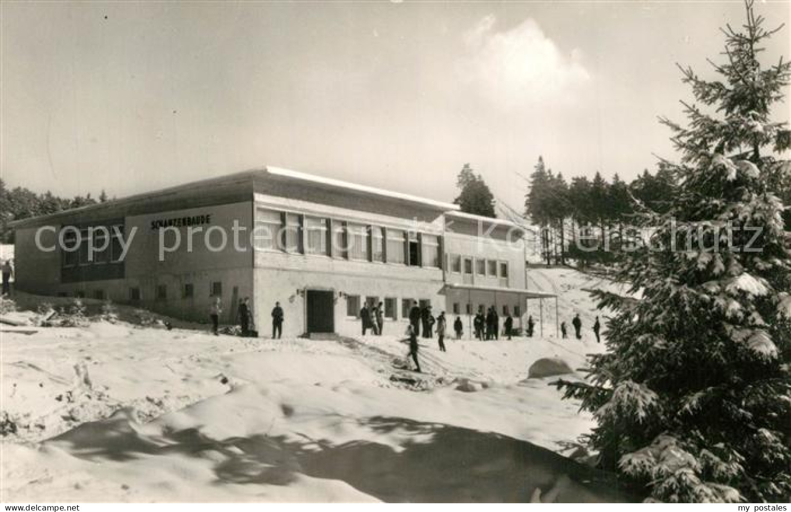 73331392 Oberhof Thueringen Schanzenbaude Am Grenzadler Oberhof Thueringen - Oberhof