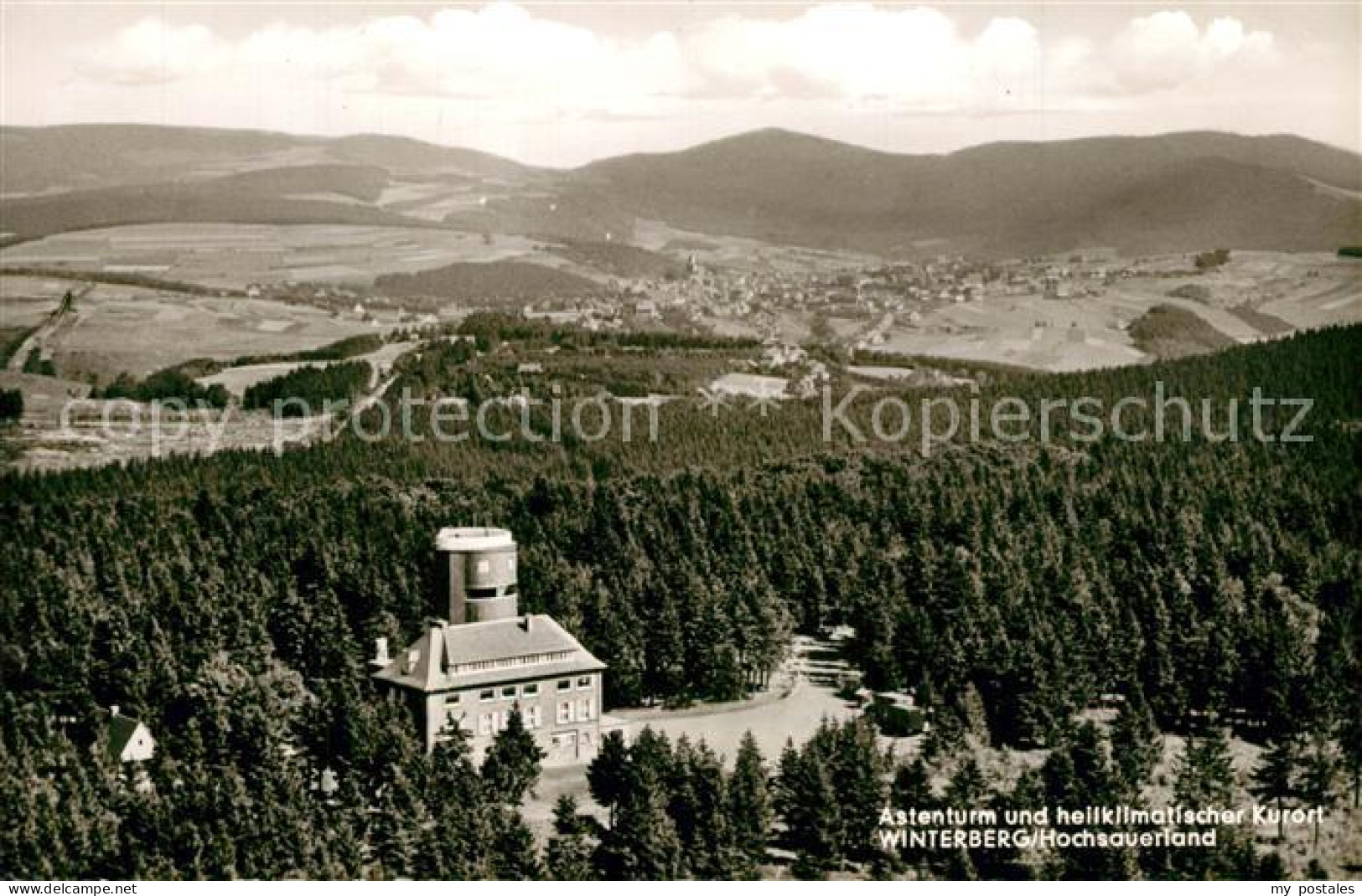 73331320 Winterberg Hochsauerland Gaststaette Astenturm Landschaftspanorama Flie - Winterberg