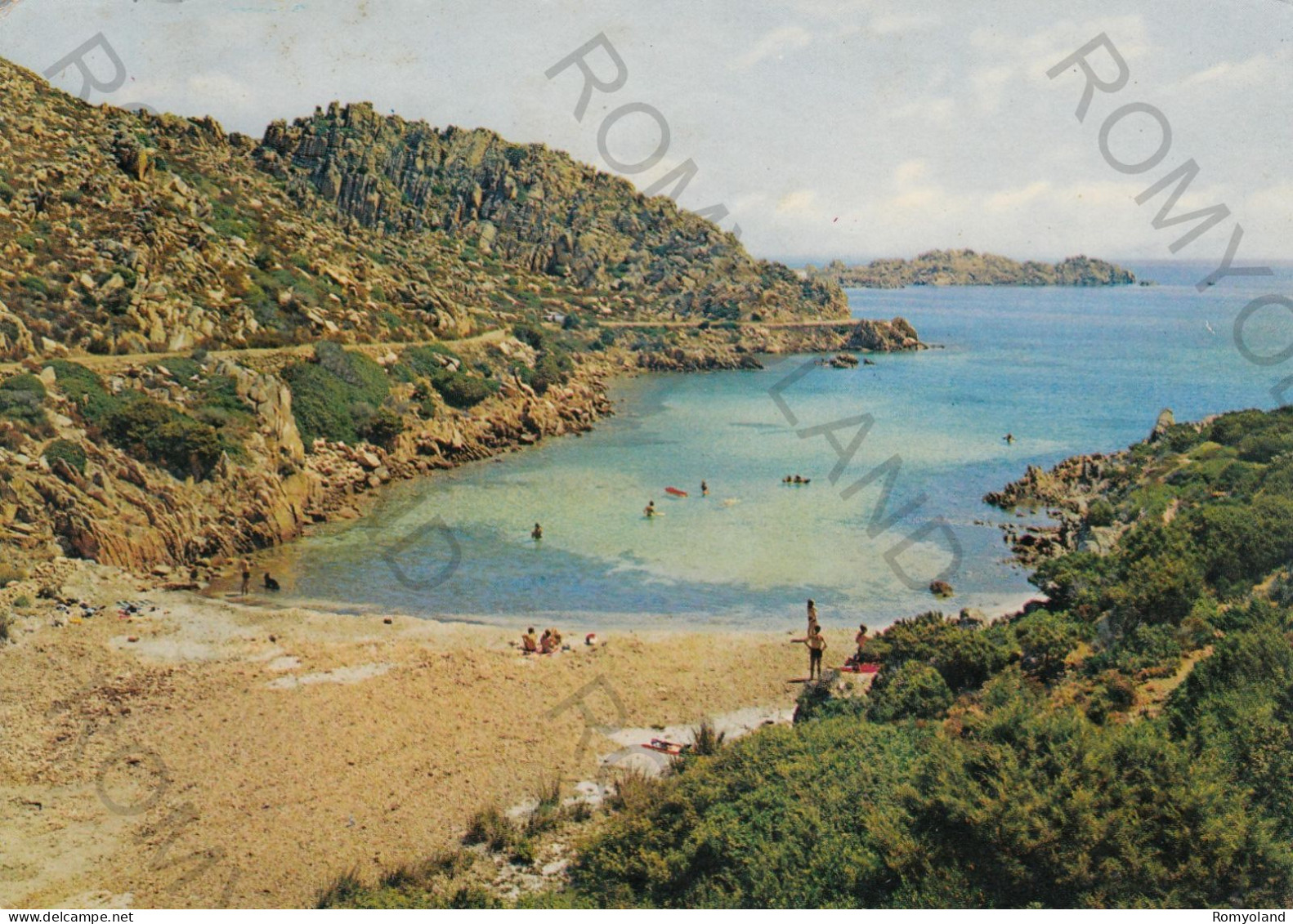 CARTOLINA  C10 LA MADDALENA,SASSARI,SARDEGNA-CALA LUNGA-MARE,VACANZA,SPIAGGIA,BARCHE A VELA,BELLA ITALIA,VIAGGIATA 1981 - Siracusa