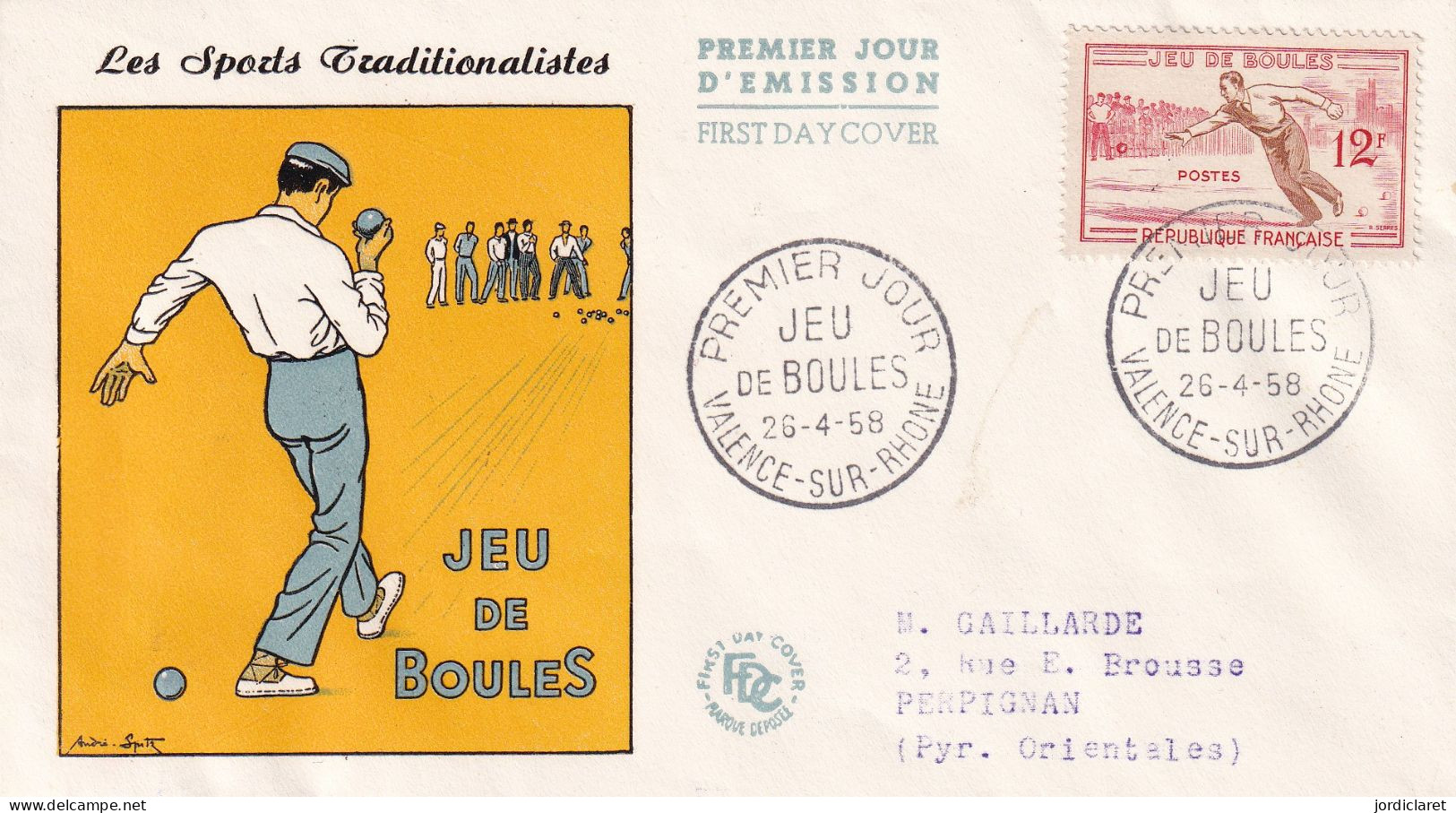 FDC 1958 - 1950-1959