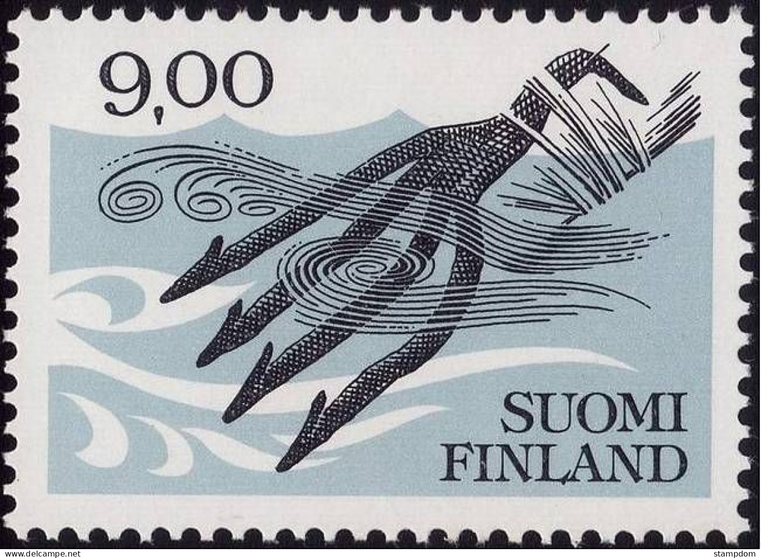 FINLAND 1979 Spear 9m Sc#640 MNH @P1030 - Unused Stamps