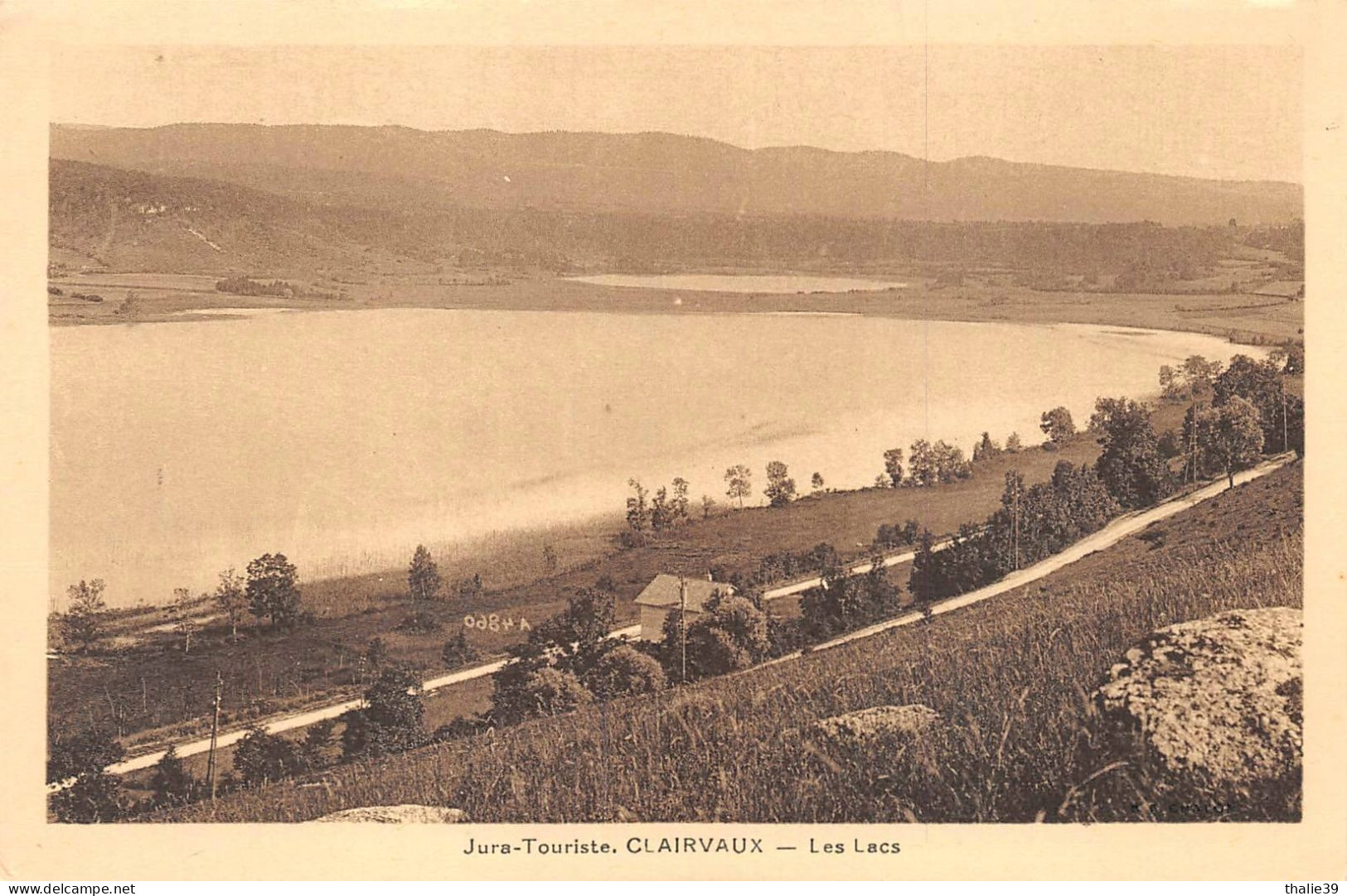 Clairvaux Les Lacs Voie Tramway Vers Meussia Moirans Saint Claude Jura Touriste - Clairvaux Les Lacs