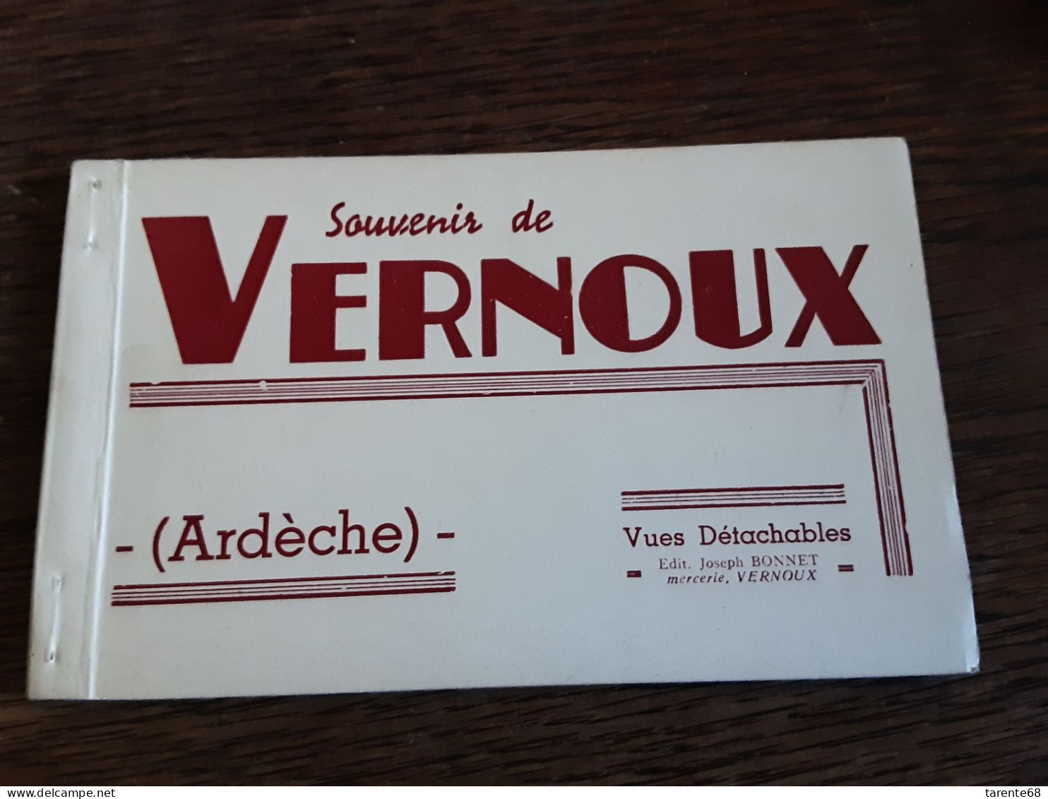 07 Carnet De 10 Cartes Postales De Vernoux - Vernoux