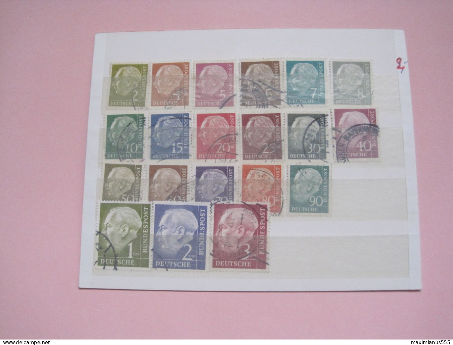 Germany Bundesrepublik Satz. (20W.) 1951 - 64, Michel 2022, 50% Off Price (2) - Usati