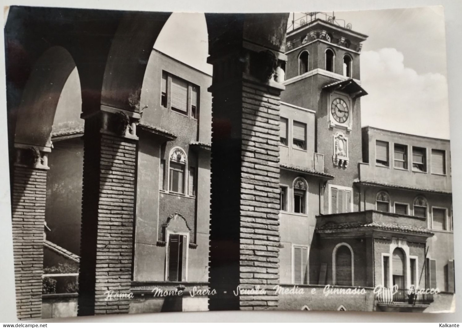 ROMA - 1959 - Monte Sacro -  Scuola Media E Ginnasio "Q.O.Flacco" - Onderwijs, Scholen En Universiteiten