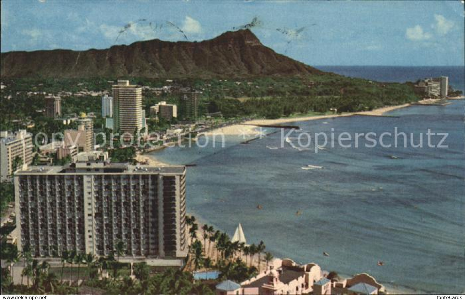 11694212 Waikiki Outrigger Hotel Beach Diamond Head - Otros & Sin Clasificación