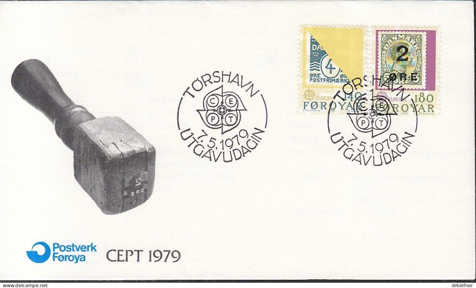 FÄRÖER  43-44, FDC, Europa CEPT, 1979 - Isole Faroer