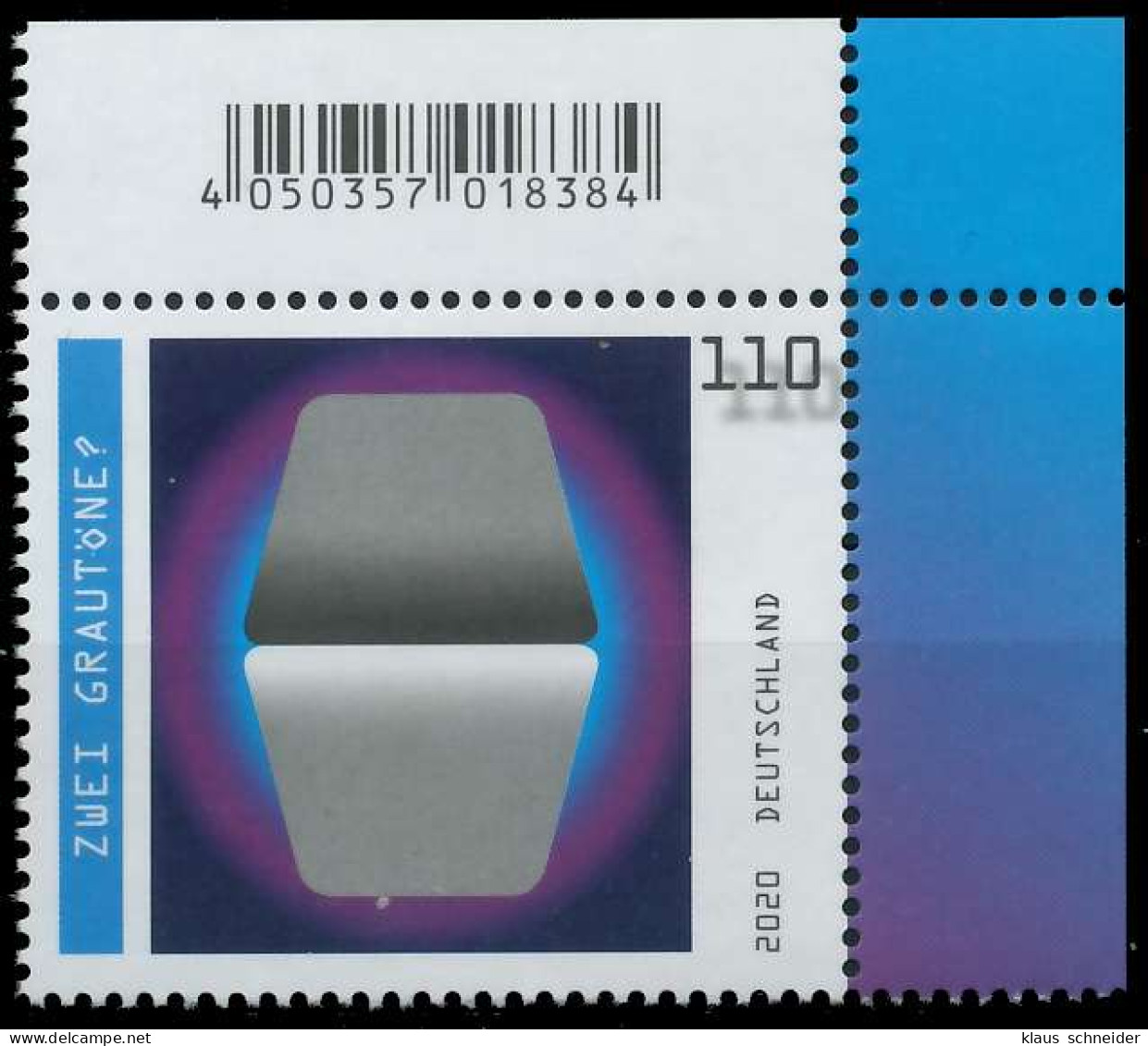 BRD BUND 2020 Nr 3536 Postfrisch ECKE-ORE SED346A - Unused Stamps